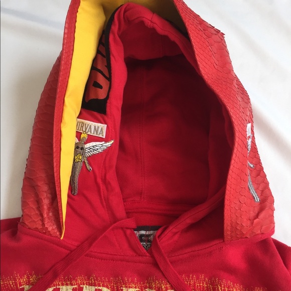 Kurt Cobain Nirvana Snakeskin Hoodie - Picture 16 of 16